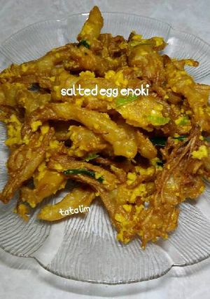 Foto resep Salted Egg Enoki