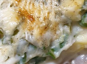 Une photo de Gratin de blettes et pommes de terre à la béchamel légère 😋 #novembre