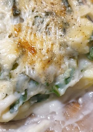 Une photo de Gratin de blettes et pommes de terre à la béchamel légère 😋 #novembre