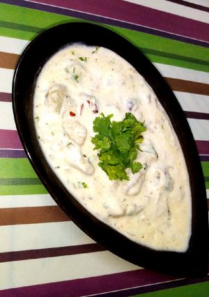 A picture of Lauki ka raita.