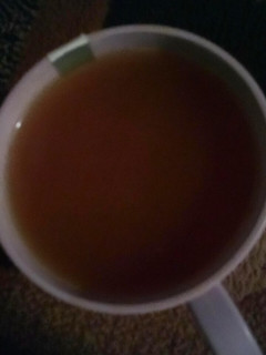 A picture of My special spicy sliming tea.