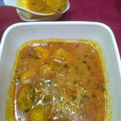 A picture of Dum aloo.