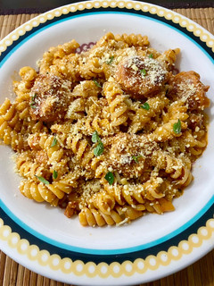 Foto de Macarrão com linguiça toscana
