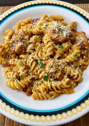 Foto de Macarrão com linguiça toscana
