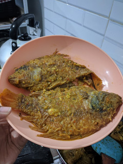 Foto resep 30. Patin/Nila Bumbu Kuning Pedas
