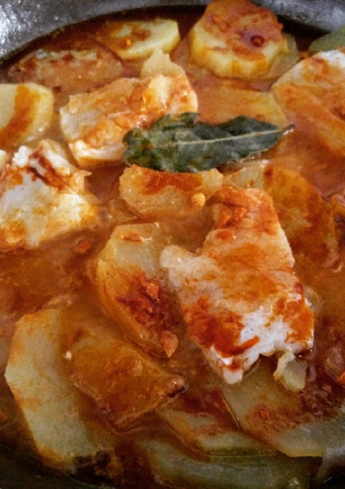 Una foto de Bacalao a la gallega