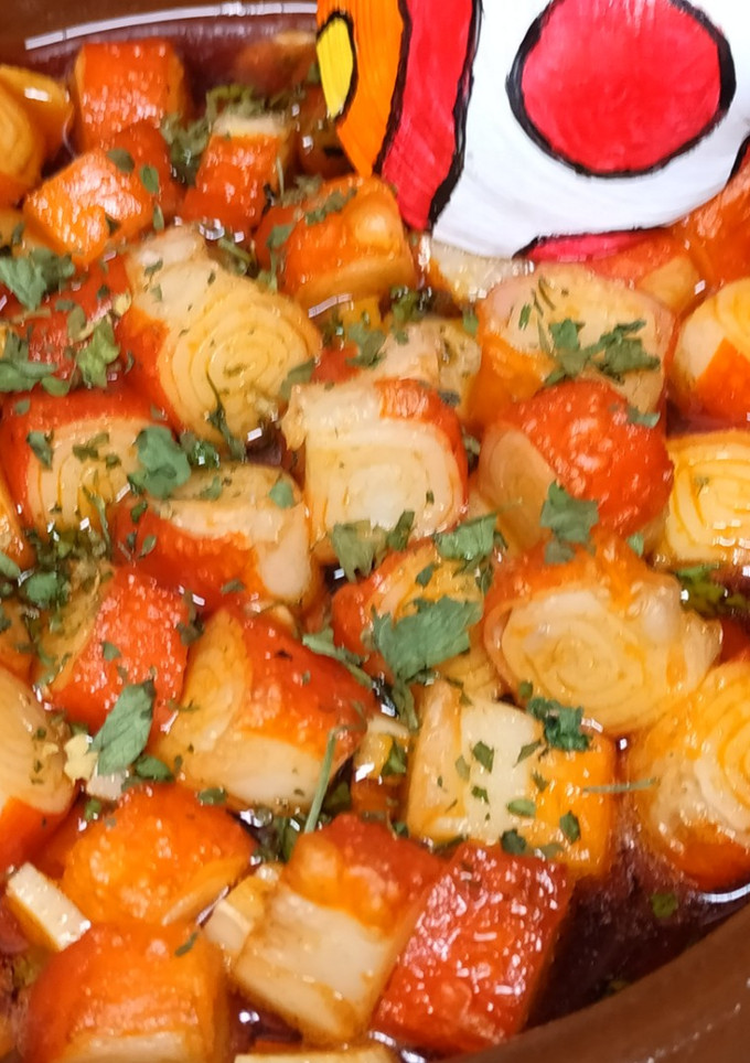 Una foto de Tronquitos de surimi al ajillo en airfryer