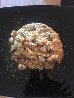Una foto de Risotto de setas y champiñones