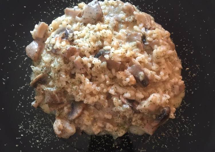 Risotto de setas y champiñones