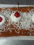 Pionono de coco y dulce de leche
