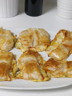 Una foto de Hojaldre de pavo pizza
