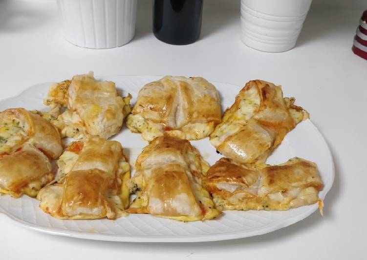 Hojaldre de pavo pizza