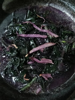 薑絲炒紅菜 的食譜成品照片
