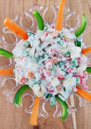રશિયન સલાડ (Russian Salad Recipe In Gujarati) રેસીપી મુખ્ય ફોટો