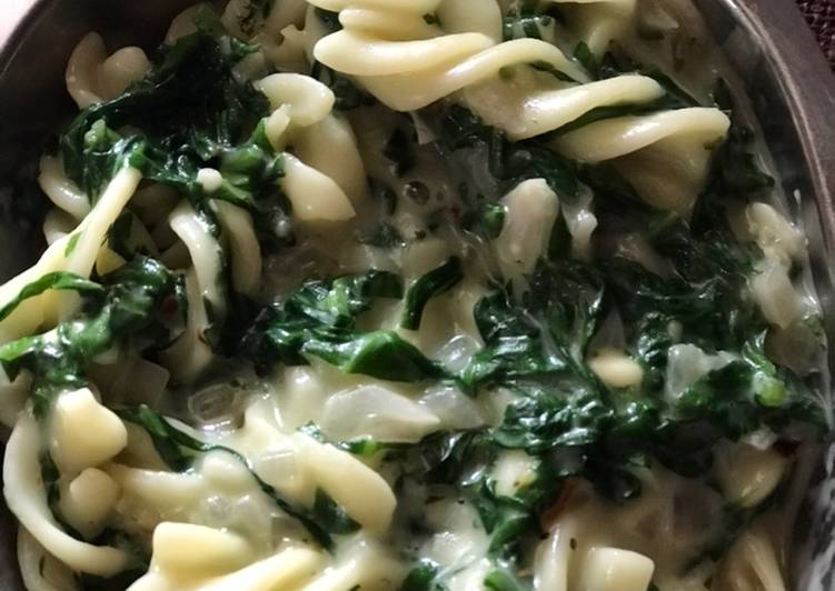 Recipe of Perfect Spinach Pasta