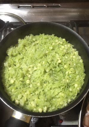Una foto de Arroz poblano