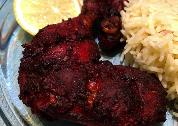 دجاج تندوري بطريقه صحيه