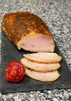 Una foto de Fiambre de pollo en Thermomix
