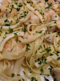 Una foto de Cintas con calamares