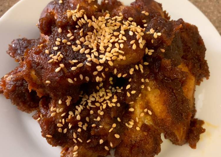 Proses Membuat Sayap Ayam Pedas Manis Lezat