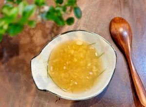 Hình của món Chè bắp nếp bột sắn dây.