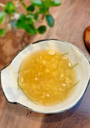 Hình của món Chè bắp nếp bột sắn dây.