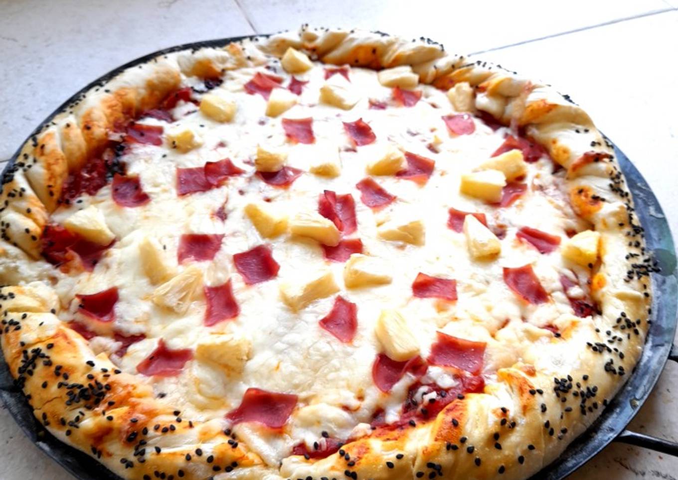 Pizza hawaiana