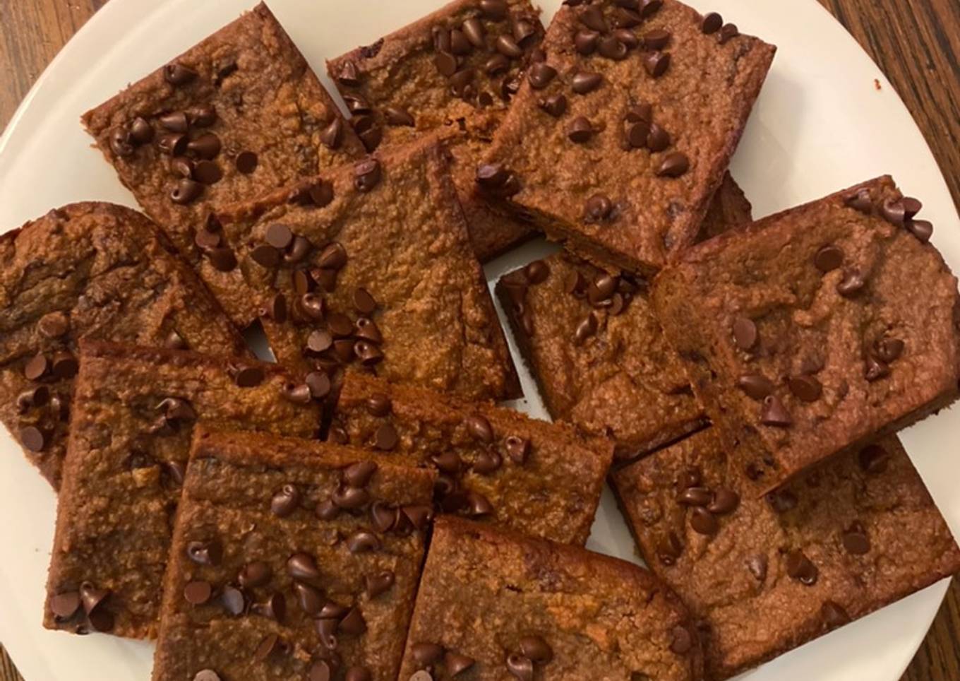 Vegan Blondies/ chickpea Blondies