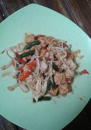 Foto resep Tumis Tempe sayur pedas