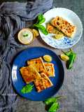 Gozleme / Turkish stuffed flat bread