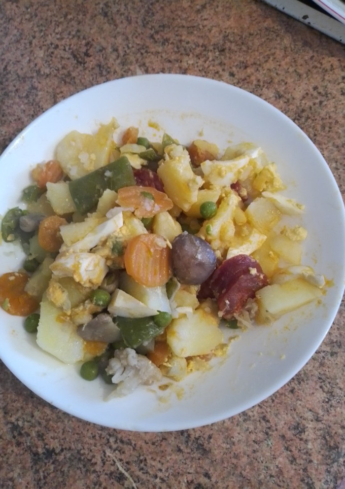 Una foto de Verdura cocida con chorizo