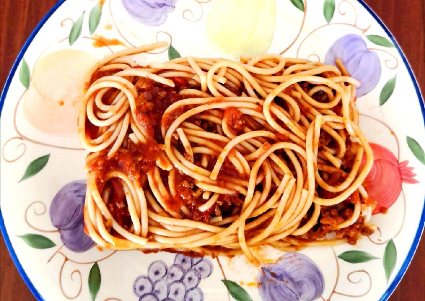 Kiwi style Spaghetti with minced Beef 💟🐂🍅🥕🍝🍕