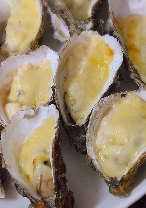 Hình của món Hàu sữa nướng phô mai.