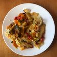 Pescado con verduras al horno