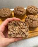 Muffins de banana y nuez
