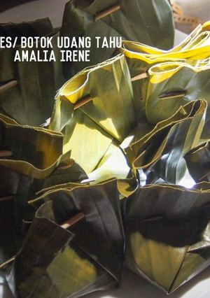 Foto resep Pepes/botok tahu udang