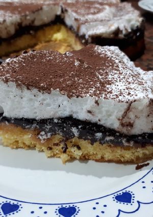 Una foto de Tarta de chocolate y merengue