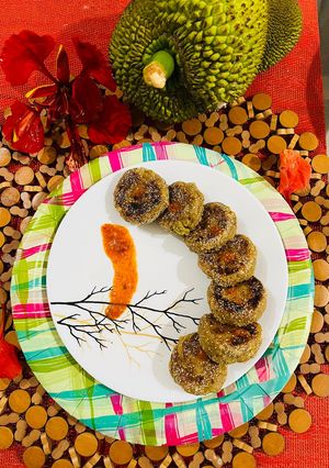 A picture of Neer Phanas cutlets,evening snacks Or fast recipes (Vrut) healthy and tasty tea time snacks,less oil.