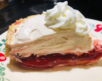 New Recipe Inverted Holiday Cream Cheese Cherry Pie  Delicious