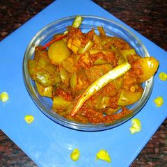 A picture of Parwal Pointed Gourd ki Sabji.