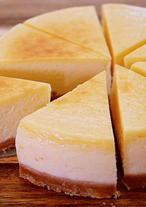 A picture of Creamy Baked Cheesecake | This melts in your mouth!.