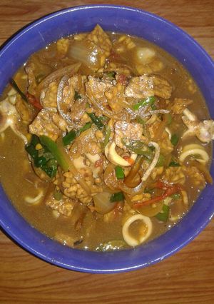 Foto resep Cumi tempe tumis kecap
