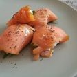 Involtini salmone,rucola e Philadelphia