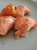 Involtini salmone,rucola e Philadelphia