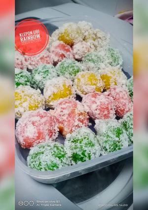 Foto resep Klepon Ubi Rainbow