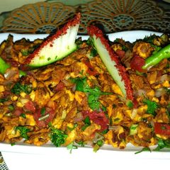A picture of Chatpata Chana jor garam.
