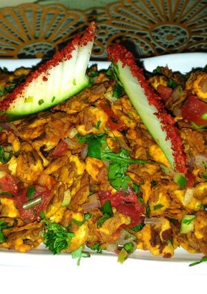 A picture of Chatpata Chana jor garam.