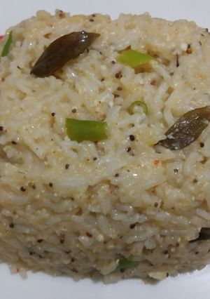 A picture of Curd rice.
