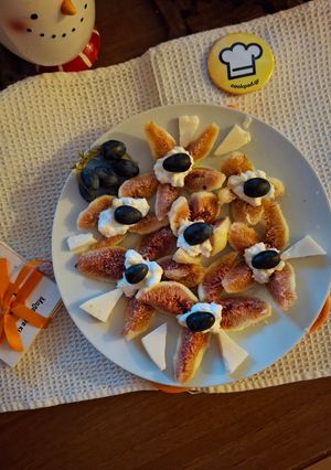 Φωτογραφία της συνταγής Σπιτικά σύκα με cottage cheese και σταφύλια!