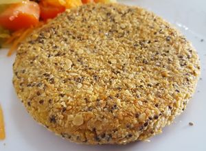 Una foto de Milanesas de Soja (hecho con los granos/porotos de soja)
